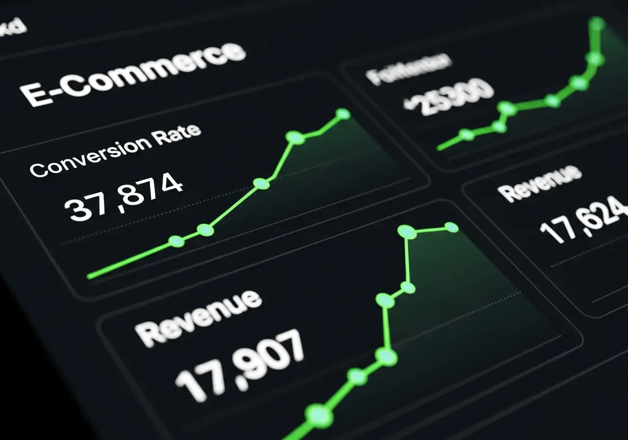 Dashboard di analytics per e-commerce ad alta conversione, sviluppato a Torino